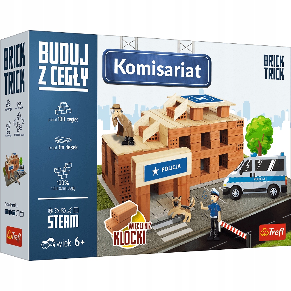 TREFL Brick Trick Komisariat M Klocki Ceramiczne