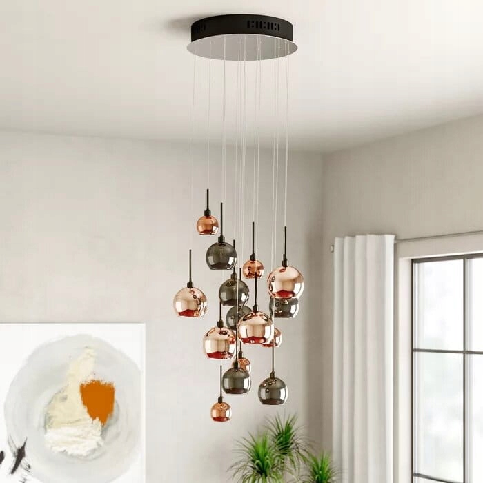 Lampa Ernestine długa nad schody - 8511052597 - oficjalne archiwum Allegro