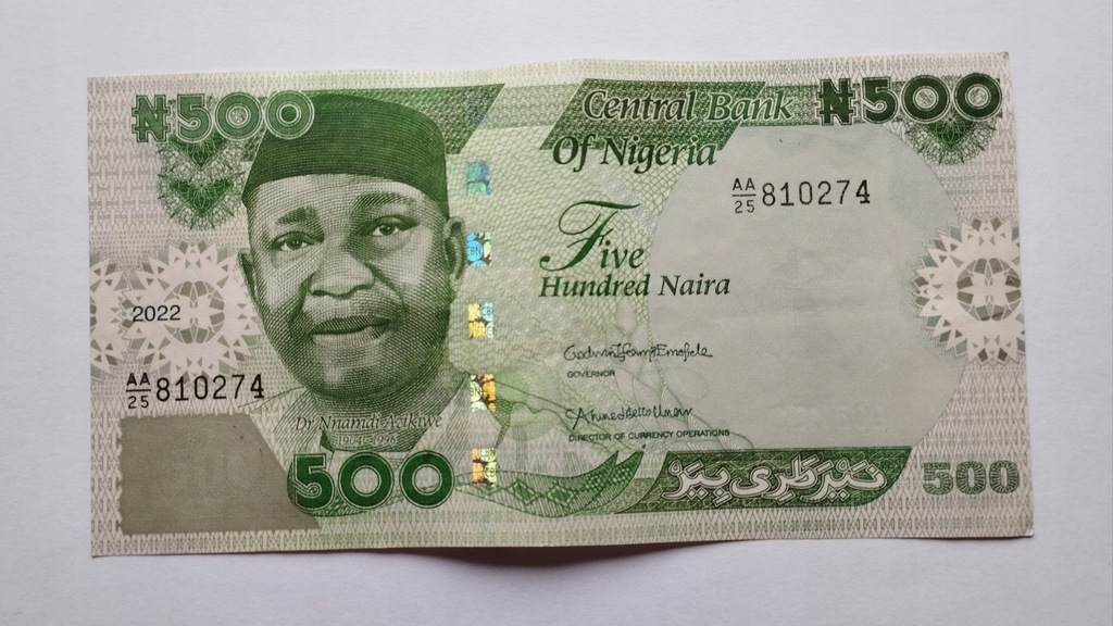 500 naira Nigeria 2022 st.2