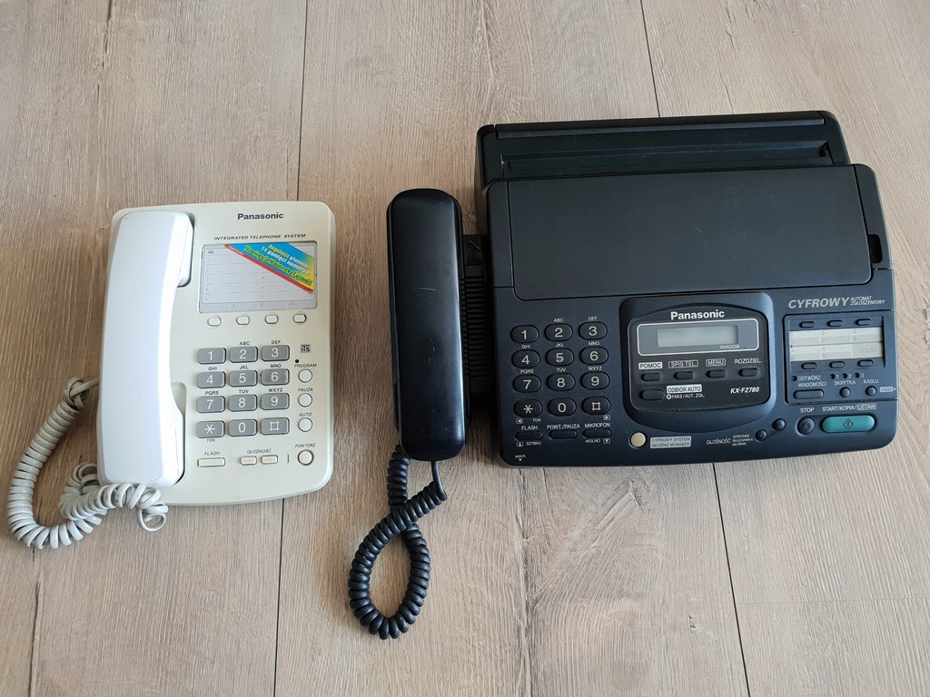 Telefon + fax Panasonic + BEZ CENY MINIMALNEJ!!!