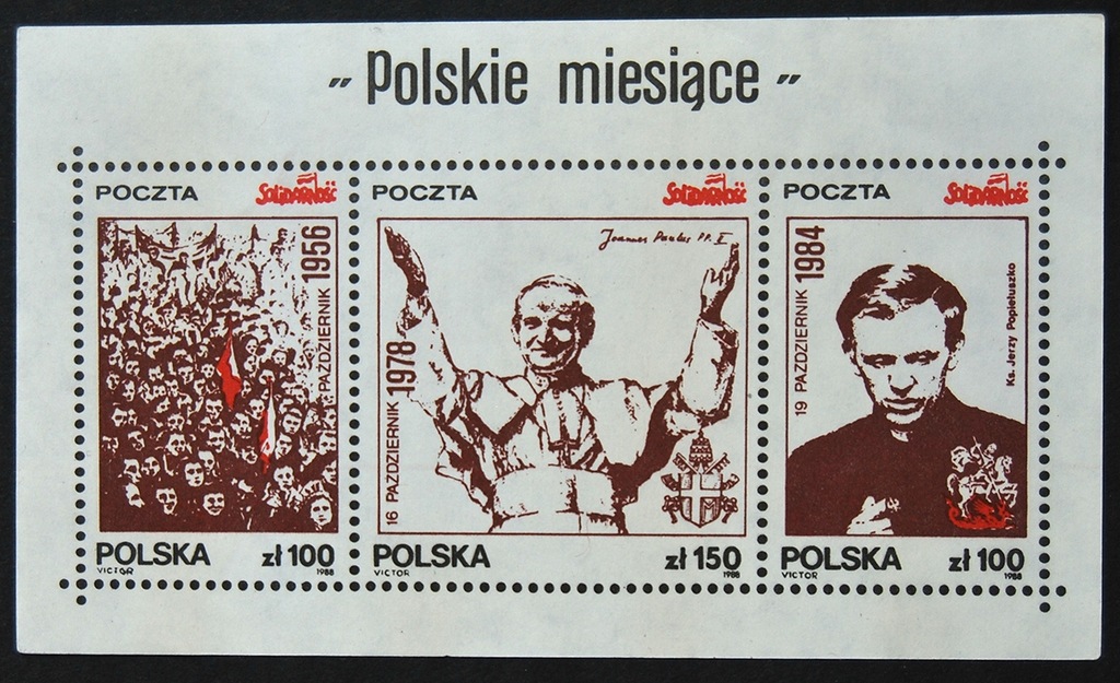 Poczta Solidarność - Polskie Miesiące Październik