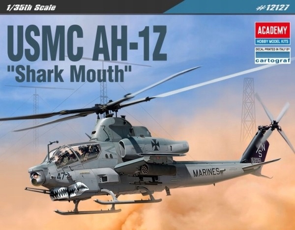 ACADEMY Model plastikowy USMC AH-1Z Shark Mouth