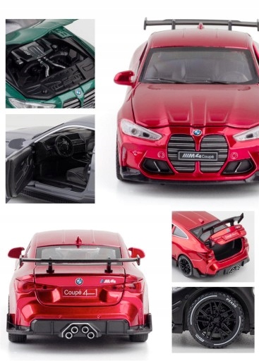 BMW M4 MODEL SAMOCHODZIK 1:32 METAL ZABAWKA - 13431387766 - oficjalne ...