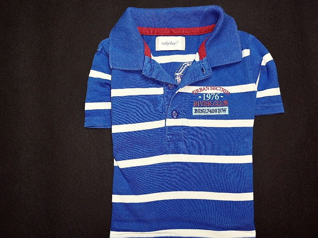 EARLY DAYS KOSZULKA POLO PRINT NAVY NA 82/86 CM