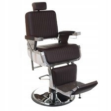 Fotel barberski LUMBER BH-31823 Brązowy QQ!