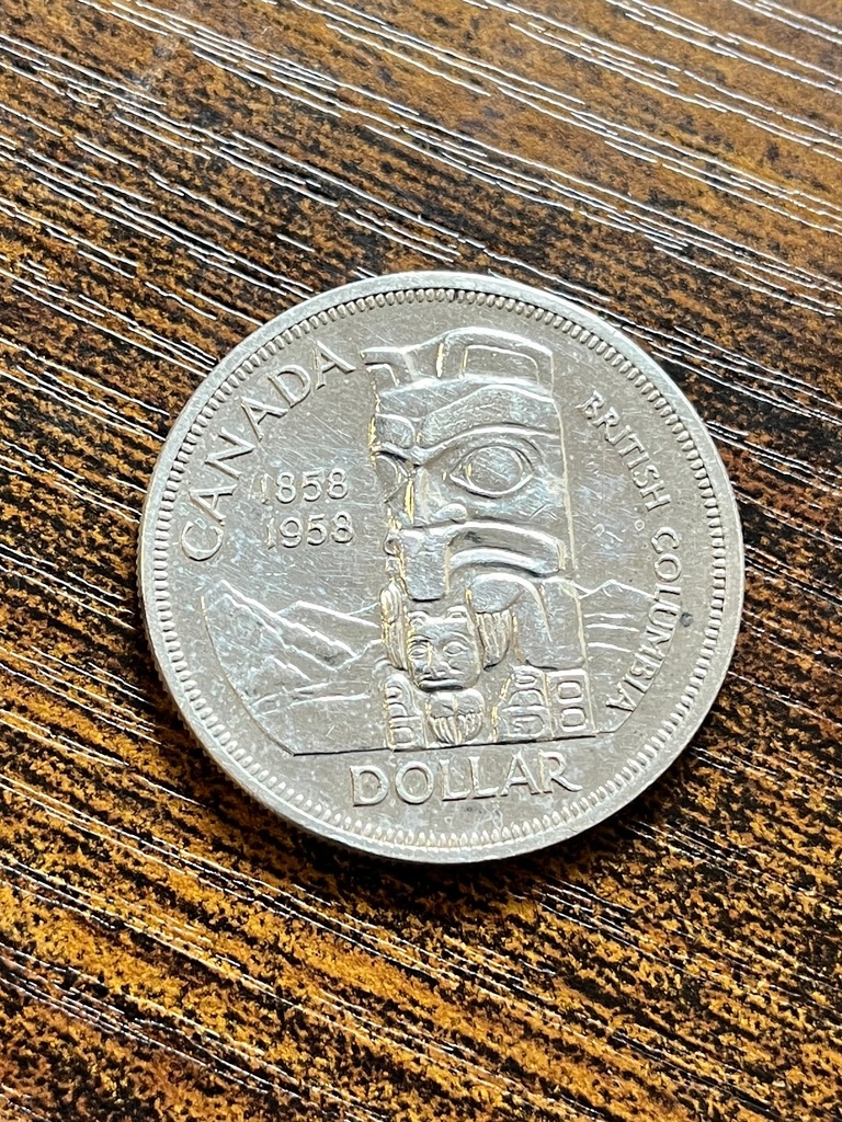 Kanada 1 dolar, 1958
