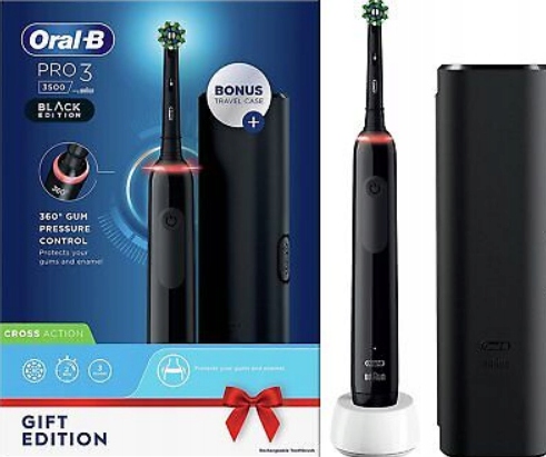 ORAL-B PRO 3 3500 SZCZOTECZKA ELEKTRYCZNA CZARNA LB216