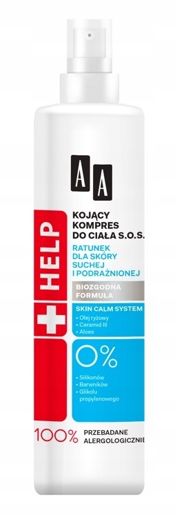 AA HELP Kojący Kompres do ciała S.O.S - 250ml