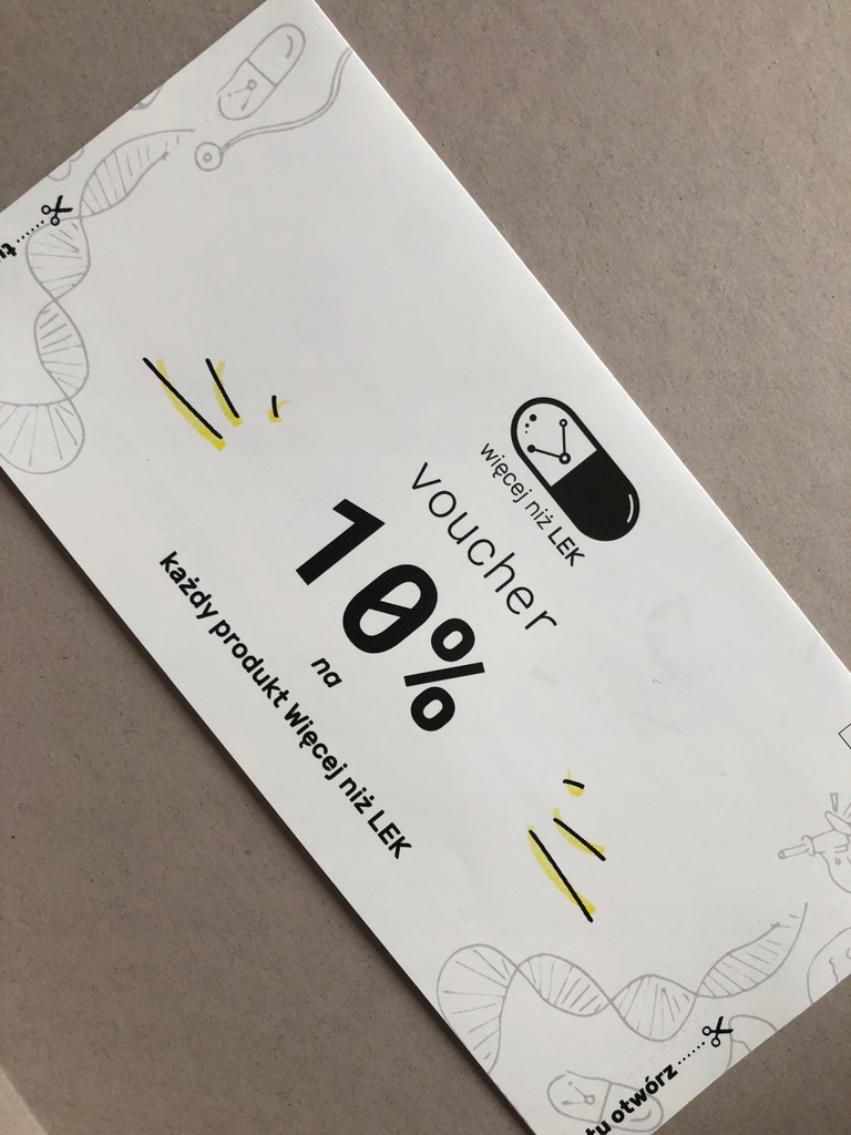 Więcej niż LEK voucher 10% na każdy produkt