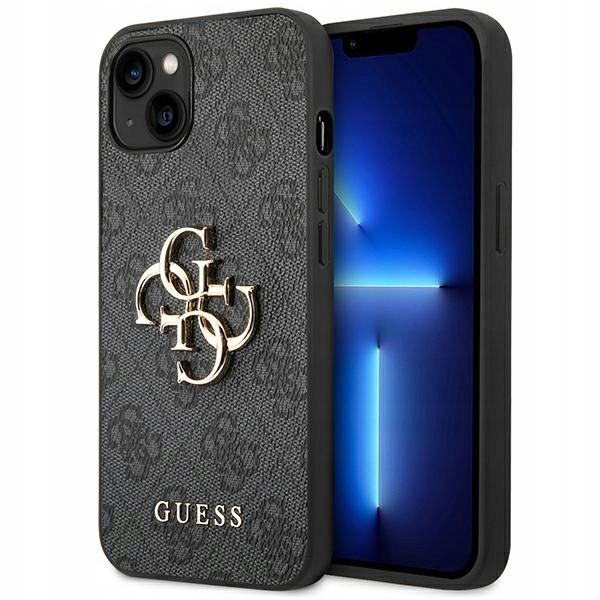 Guess GUHCP14M4GMGGR iPhone 14 Plus 6,7" szary/grey hardcase 4G Big Metal L