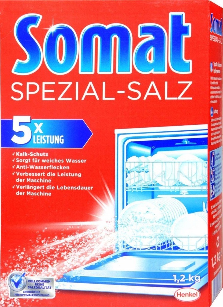 Somat Spezial Salz Sól do Zmywarki 1,2 kg Henkel