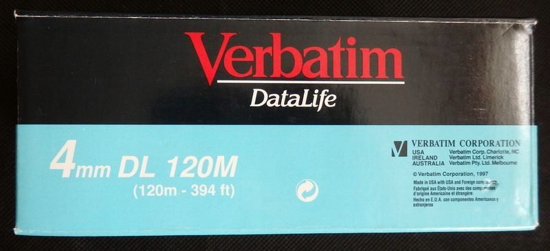 Купить Стримерная лента VERBATIM DataLife DDS-2 4 ГБ: отзывы, фото, характеристики в интерне-магазине Aredi.ru