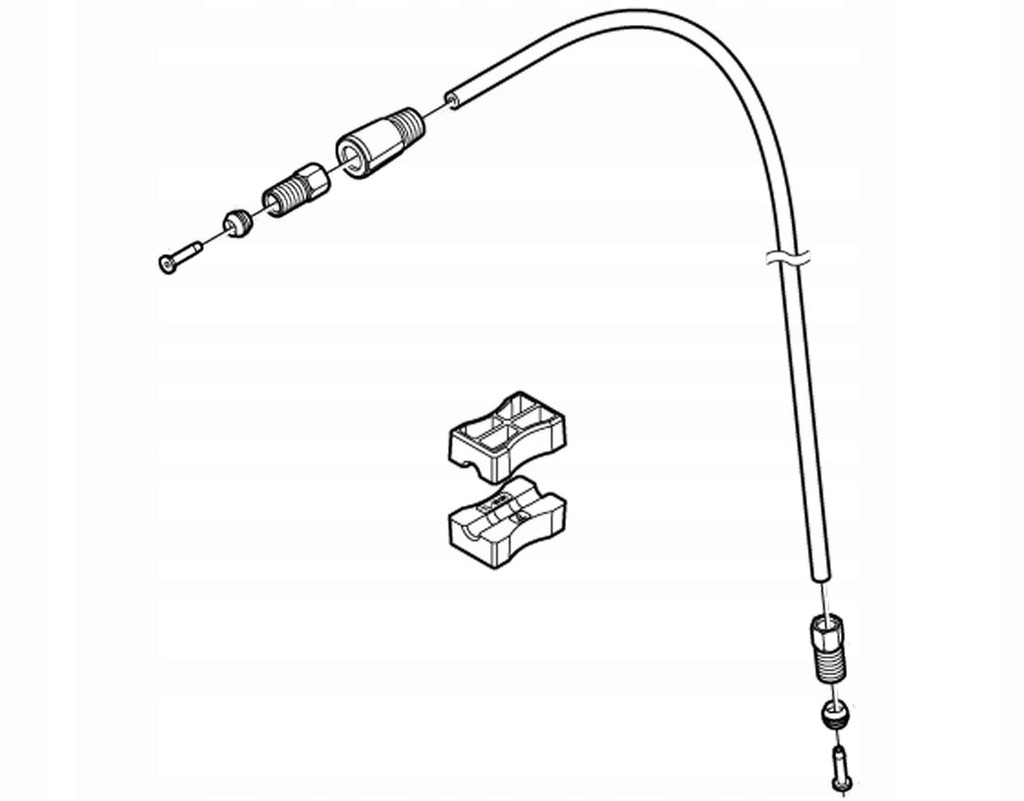 Shimano SM-BH90-SS 1700mm przewód hamulcowy