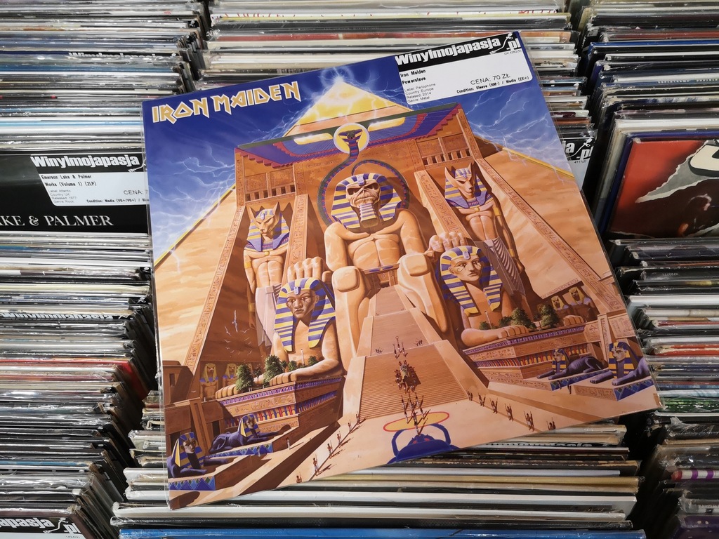 Купить Iron Maiden - Powerslave - LP, 2014 EU: отзывы, фото, характеристики в интерне-магазине Aredi.ru