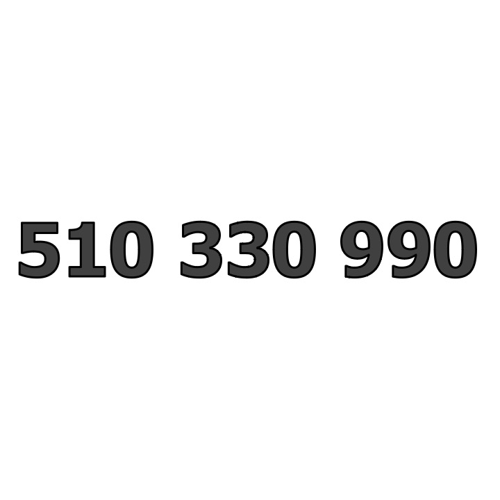 510 330 990 ZŁOTY ŁATWY NUMER ORANGE