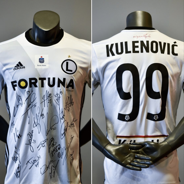 Koszulka Legia Warszawa Sandro Kulenović autografy