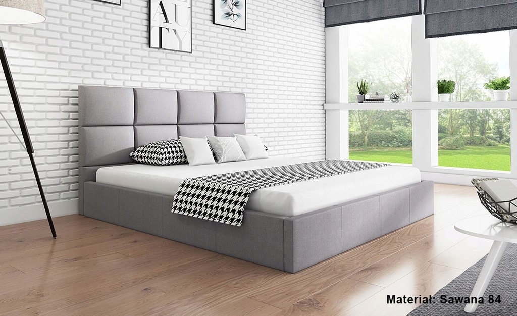 Кровати в интерьере фото Купить Кровать мягкая TEO SLIM 180X200 + КОНТЕЙНЕР: отзывы, фото и характеристик