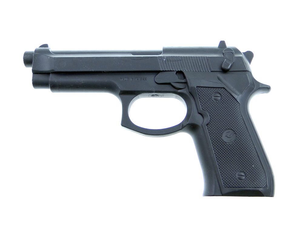 Pistolet gumowy atrapa do ćwiczeń Beretta 92 FS