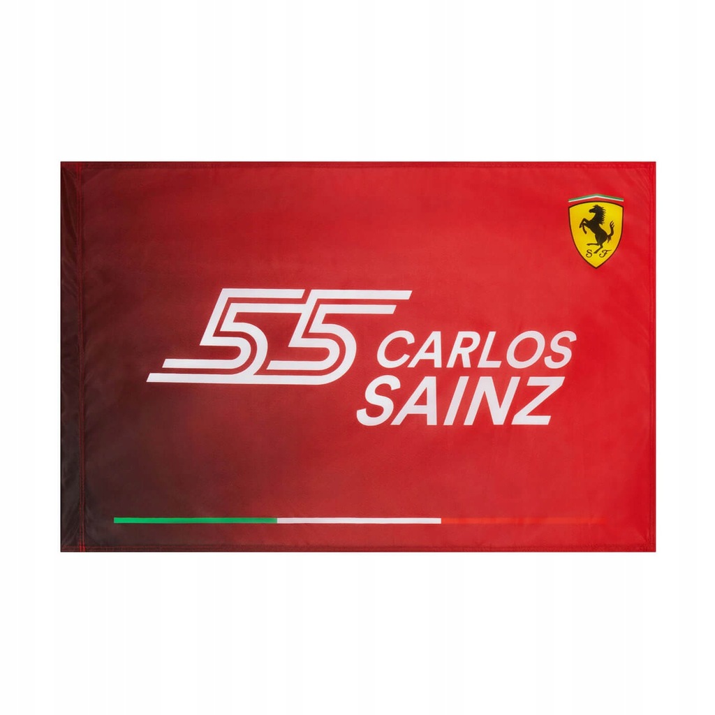 Flaga Scuderia Ferrari F1 Carlos Sainz 55