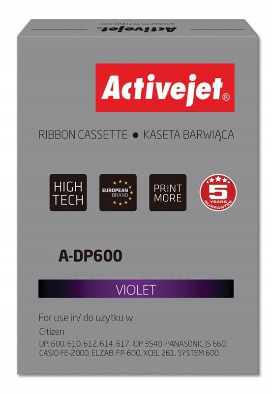 Activejet A-DP600 kaseta barwiąca do drukarki