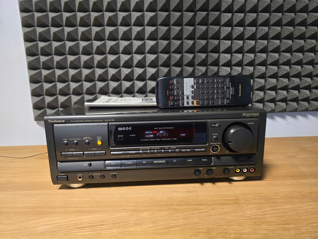 TECHNICS SA-EX700 AMPLITUNER + ORYGINALNY PILOT + INSTRUKCJA TOPOWY MODEL !