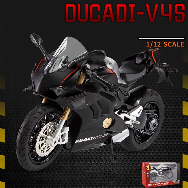 1:12 Ducati V4S Panigale Diecast Motorcycle Model