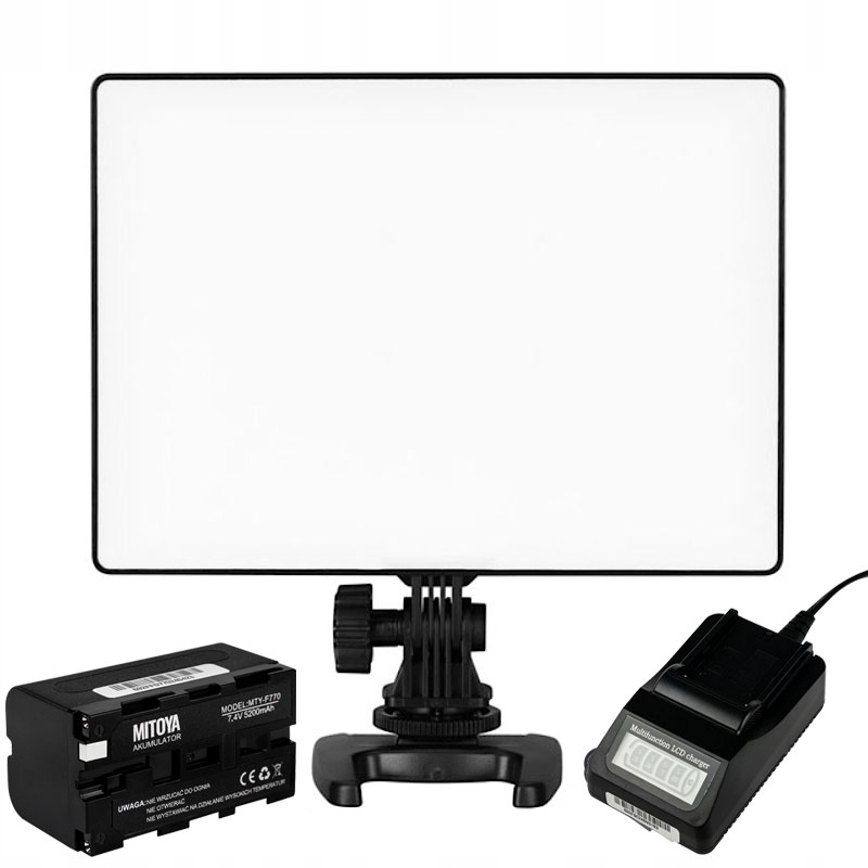 LAMPA VIDEO LED YONGNUO YN300 AIR BI-COLOR Z AKUMULATOREM I ŁADOWARKĄ