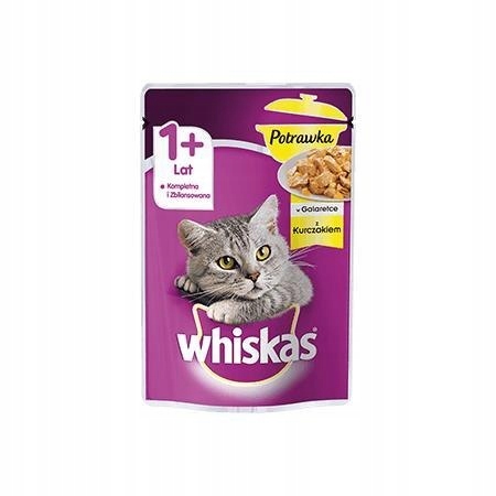 Whiskas WHISKAS Potrawka z kurczaka w galaretce 85