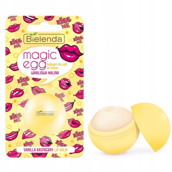 Bielenda Magic Egg Waniliowa Malina balsam do ust