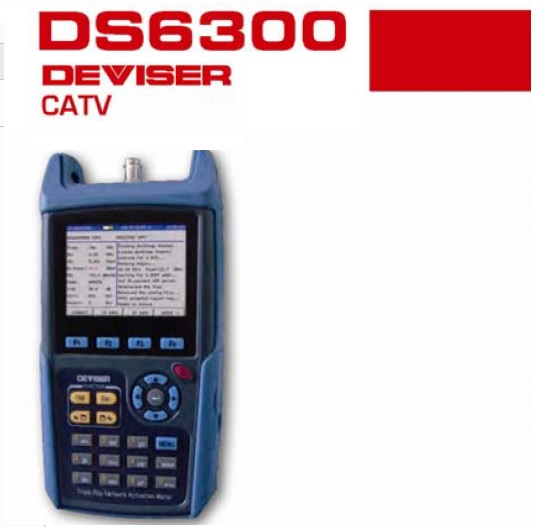 Miernik DEVISER DS6300C do telewizji kablowej CATV