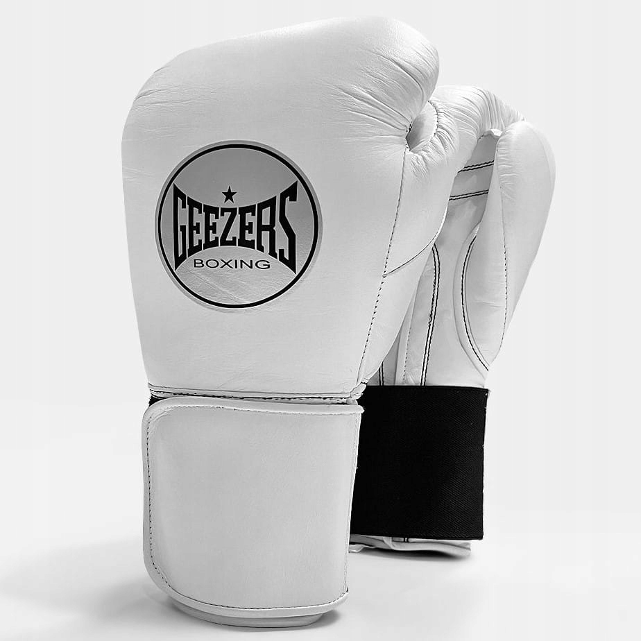Rękawice bokserskie GEEZERS Halo (white) [Waga: 12 oz]