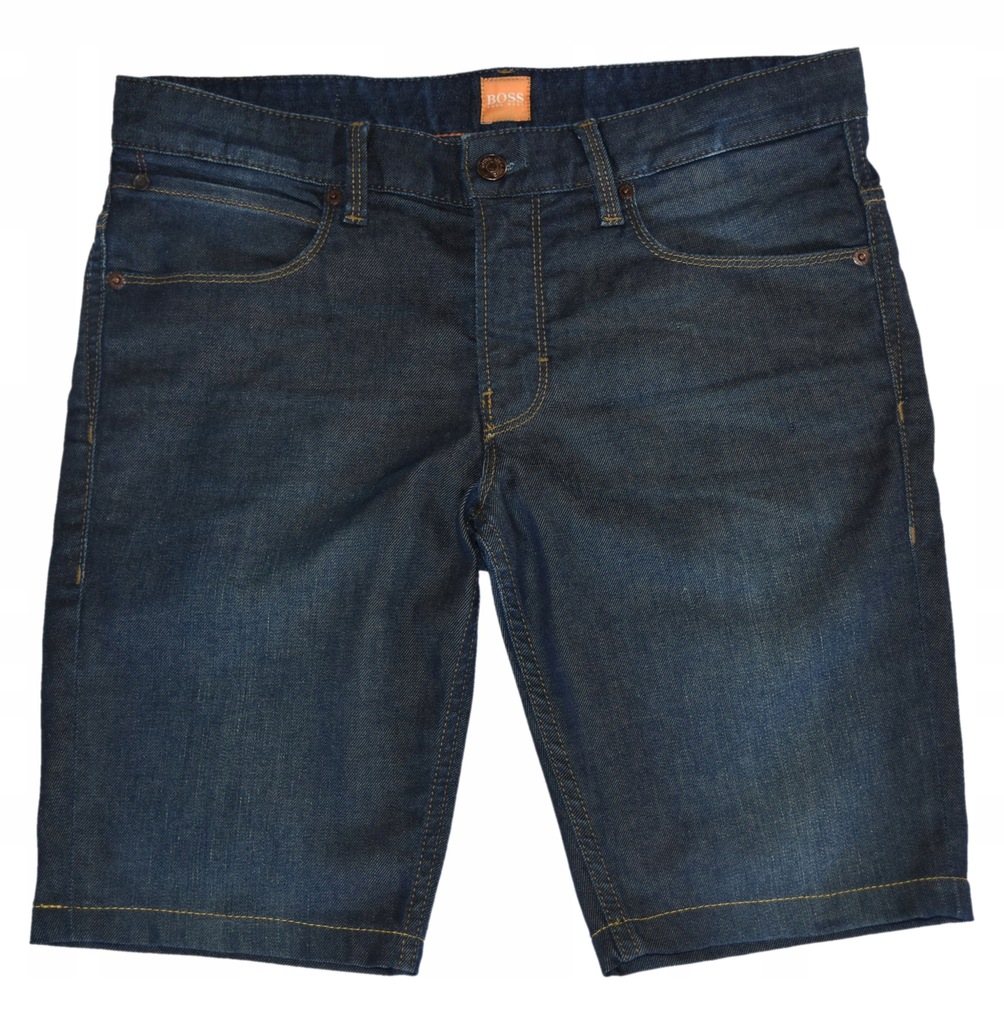 HUGO BOSS krótkie spodenki bermudy męskie jeans 32