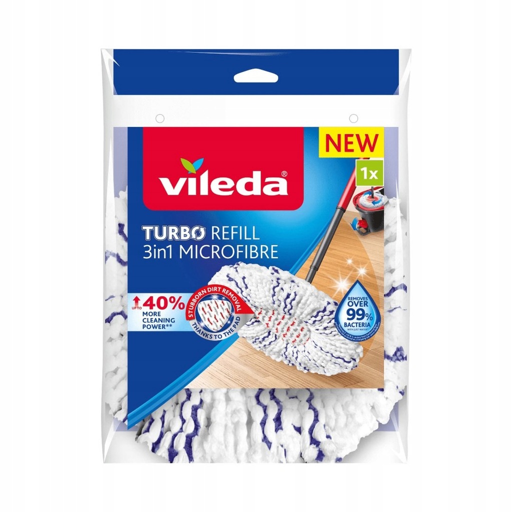 Wkład do mopa obrotowego Vileda Turbo 3w1 Microfibre