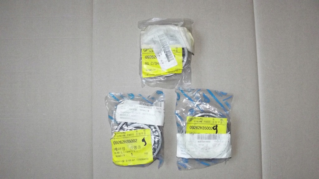 HYOSUNG GV 125 ŁOŻYSKO KULKOWE WAŁU 35X72X17