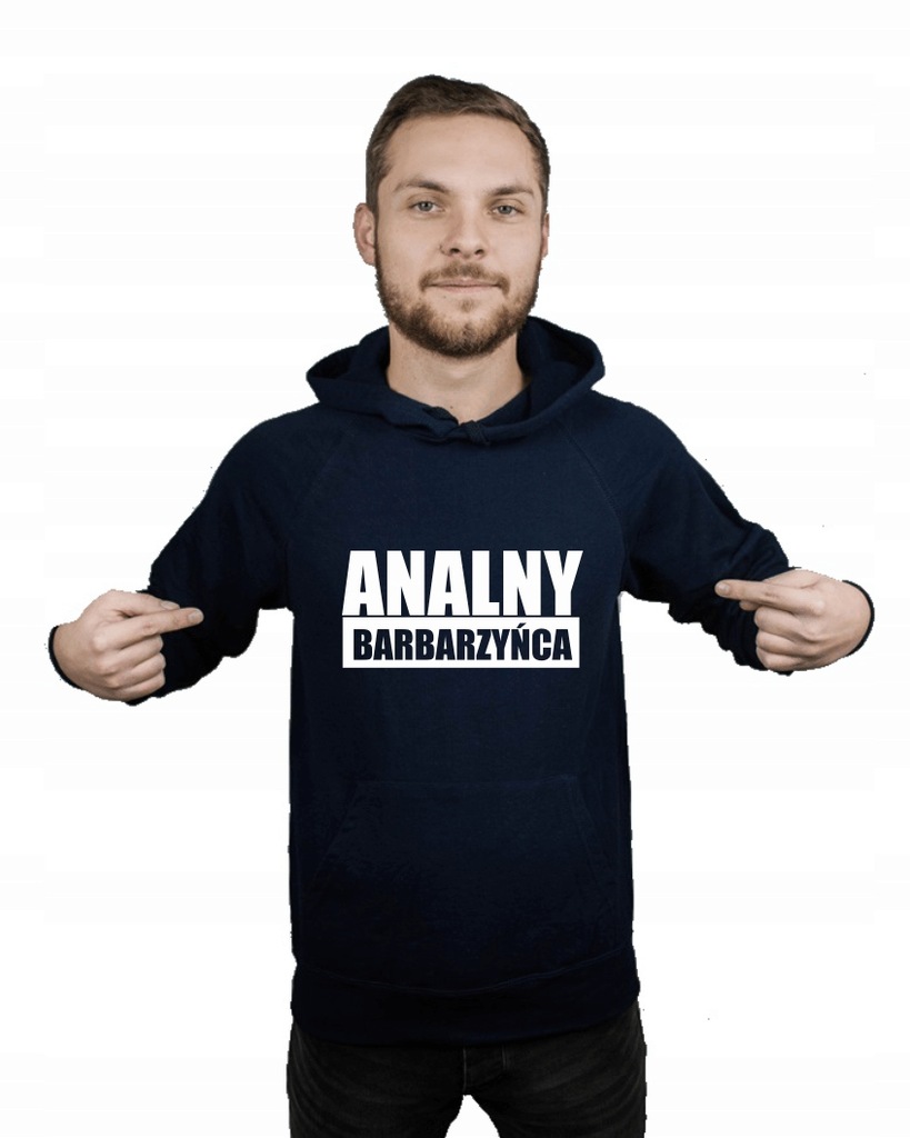 Bluza męska kangur ANALNY BARBARZUŃCA r XL