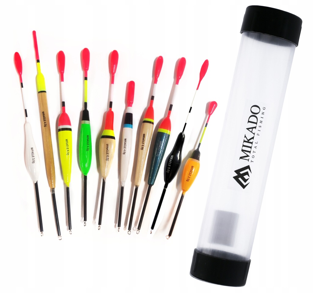 Zestaw Tuba MIKADO + 10 Spławików przelotowych