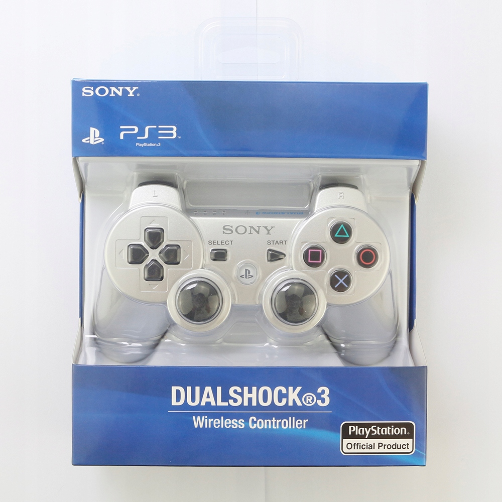 PAD PS3 DUALSHOCK 3 szok podwójny - srebro