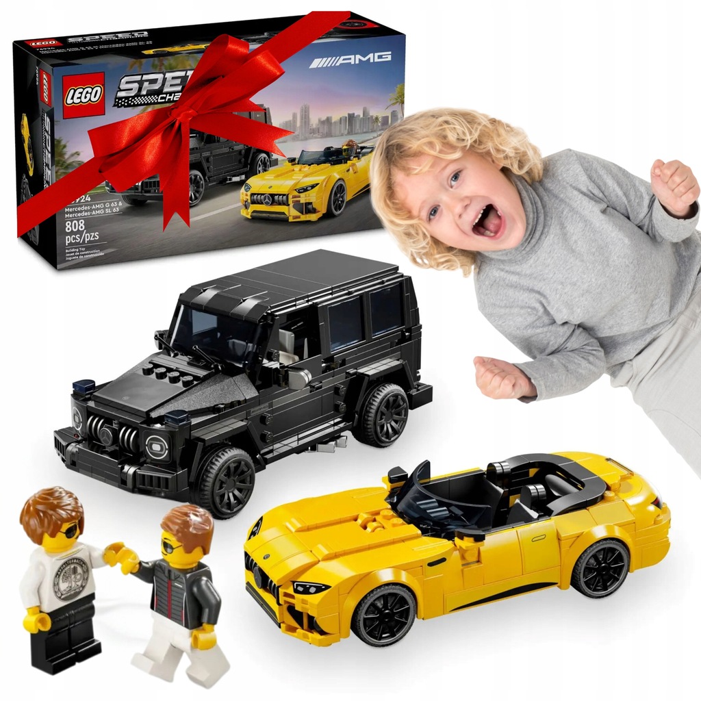 LEGO SPEED CHAMPIONS 76924 Mercedes AMG G 63 I Mercedes AMG SL 63 Samochody