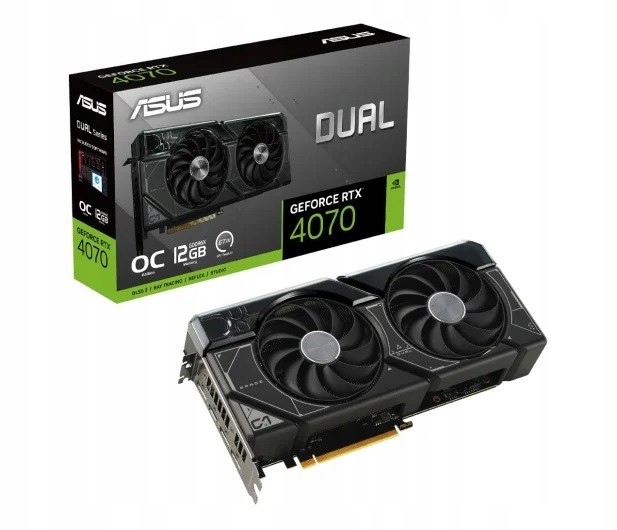 ASUS Karta graficzna GeForce RTX 4070 DUAL OC 12GB