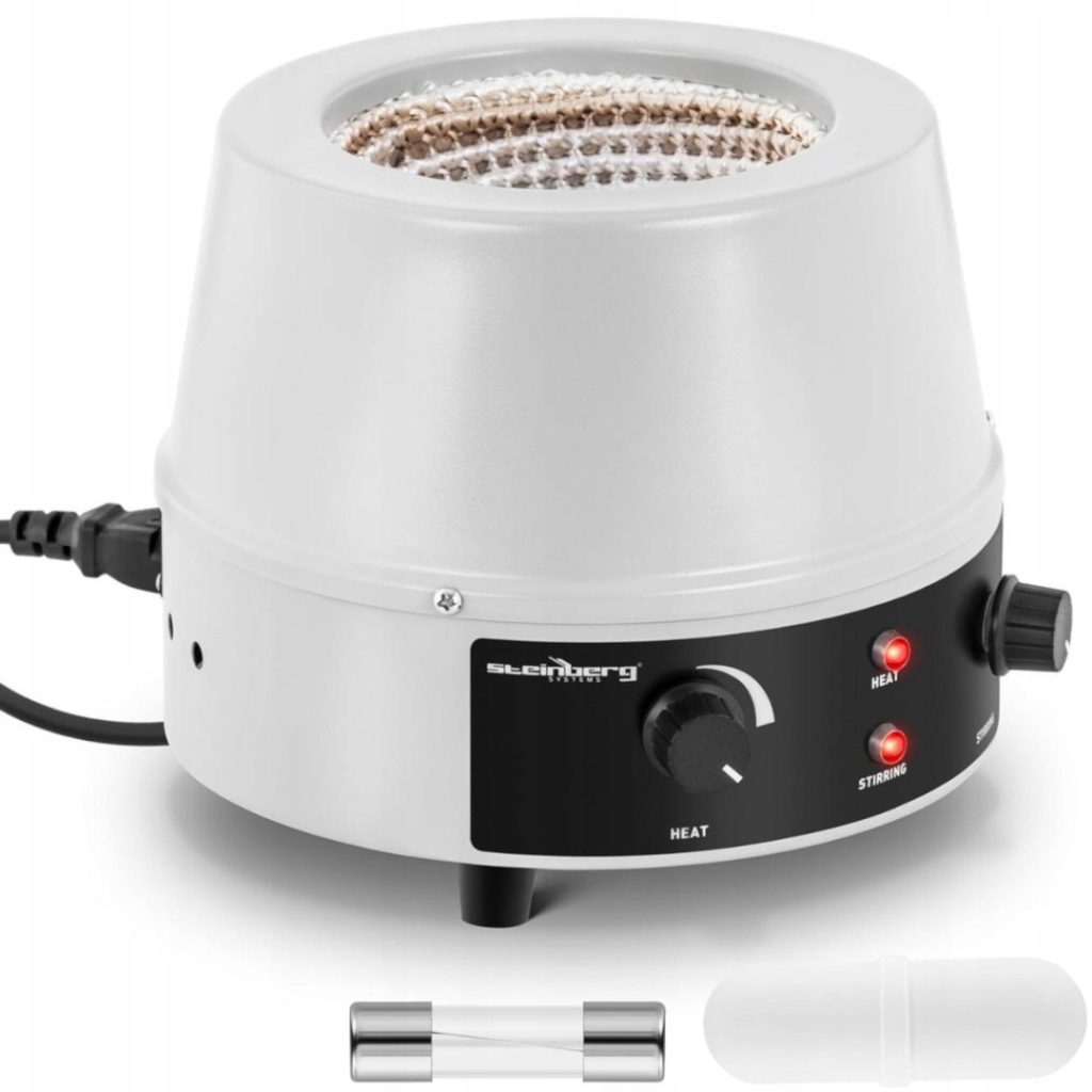 Płaszcz grzewczy laboratoryjny z mieszadłem magnetycznym 1600 obr./min 450d