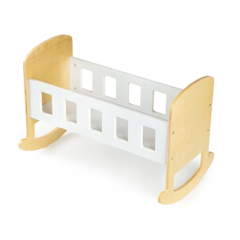 Drewniana kołyska łóżeczko dla lalek