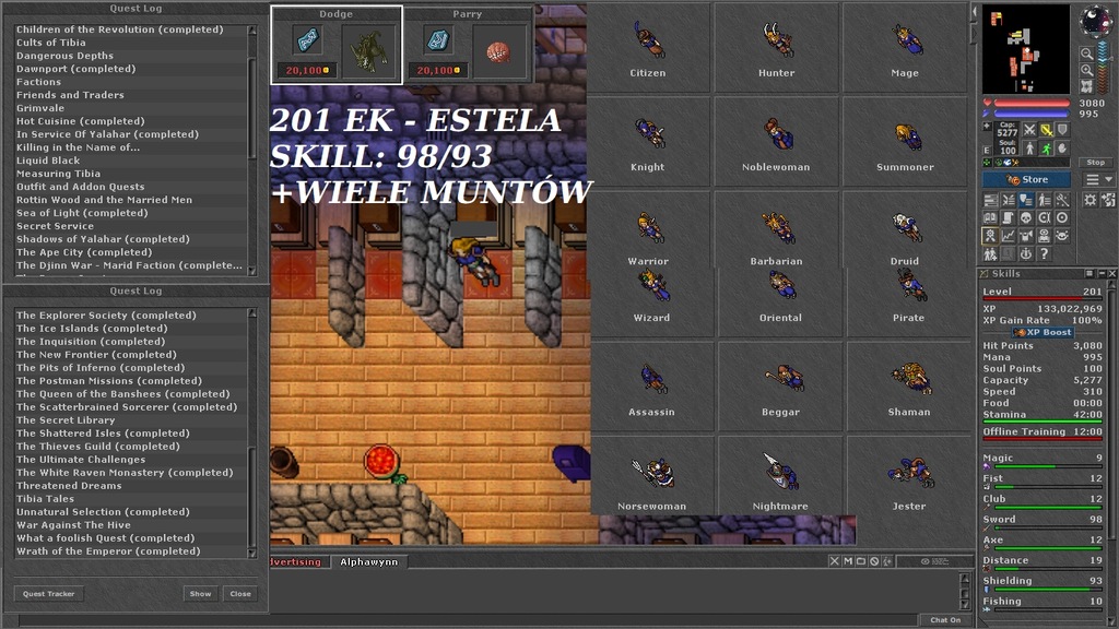 201 EK Estela (outfity, mounty, charmy)