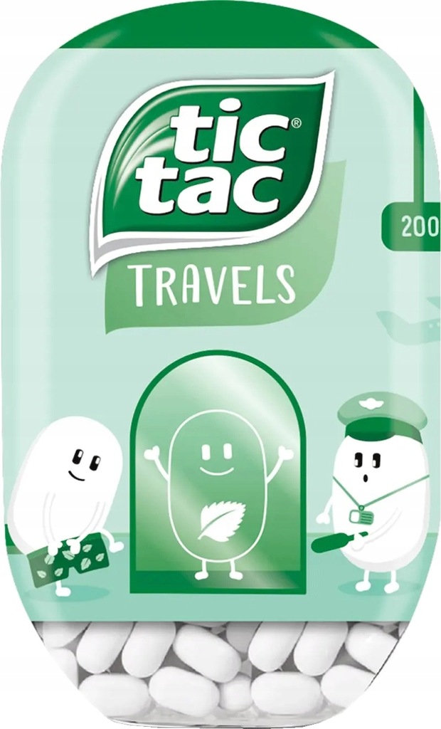 CUKIERKI DRAŻETKI O SMAKU MIĘTOWYM TIC TAC TRAVEL EDITION 98g