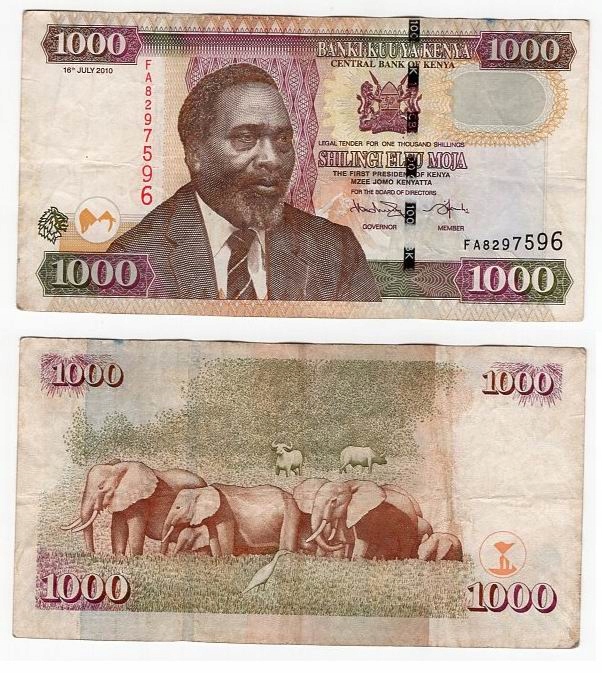 KENIA 2010 1000 SHILLINGS