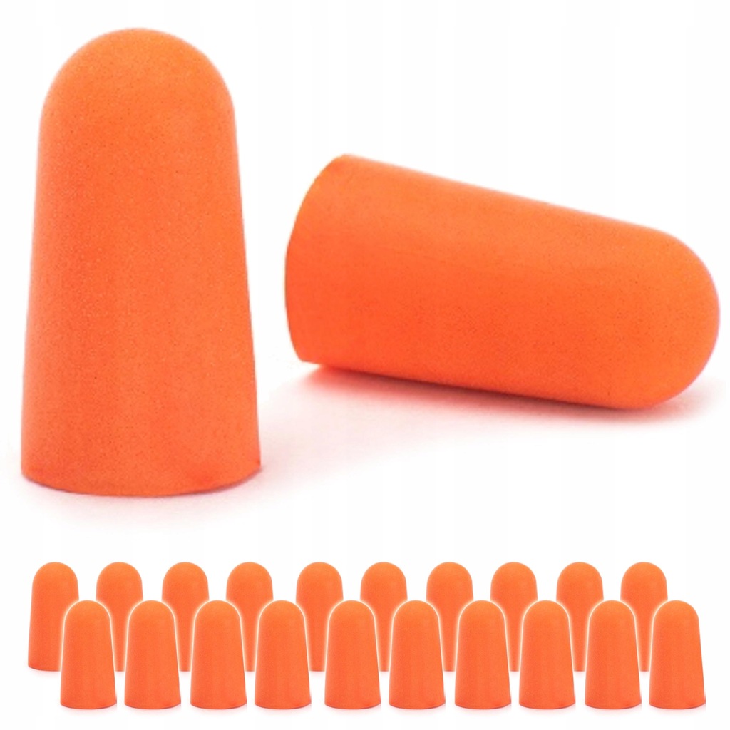 ZATYCZKI STOPERY DO USZU PIANKOWE WKŁADKI BHP 10 PAR