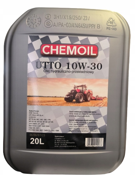 Chemoil Utto Przekładniowo-Hydrauliczny 10w30 20l