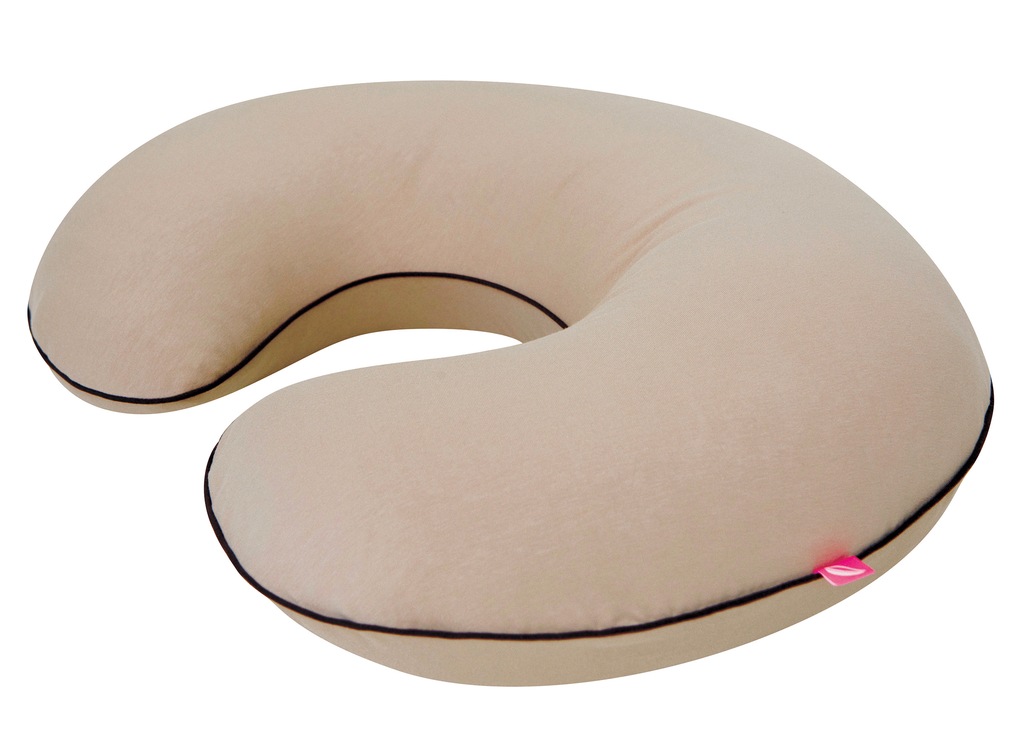 Fasolka Motherhood Poduszka do karmienia JERSEY Beżowa