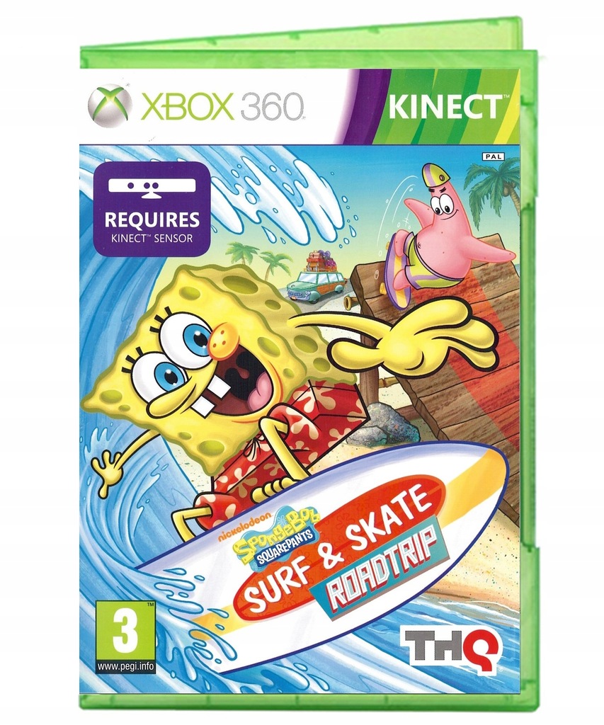 SPONGEBOB SQUAREPANTS SURF SKATE ROADTRIP XBOX 360 - 12548031994 ...