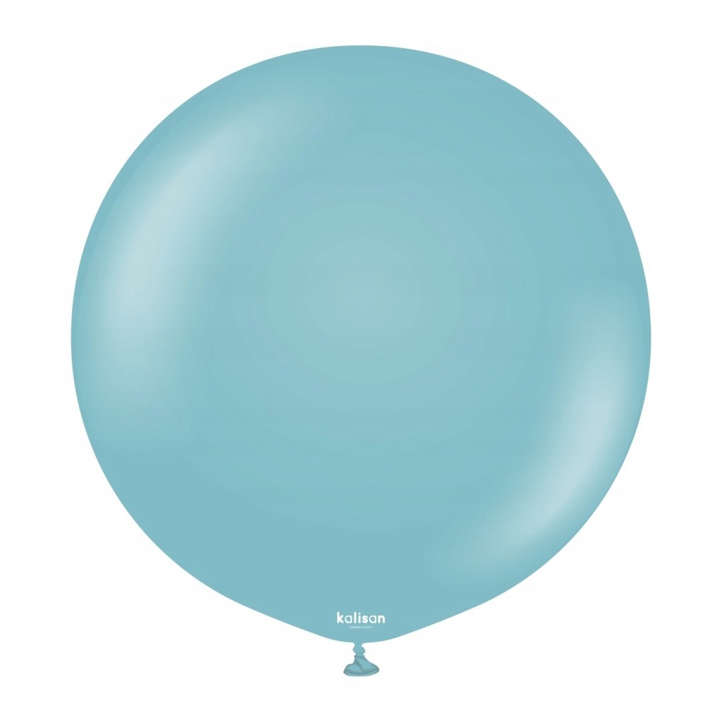 Balony lateksowe Retro Blue Glass, niebieski 45cm, 1 szt.