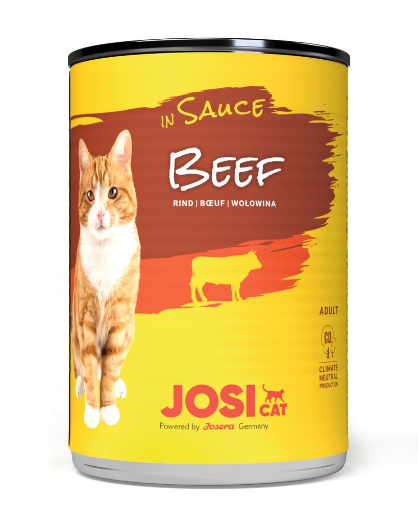 JOSERA JOSICAT WOŁOWINA W SOSIE 415G DATA PRZYD. 08/2026